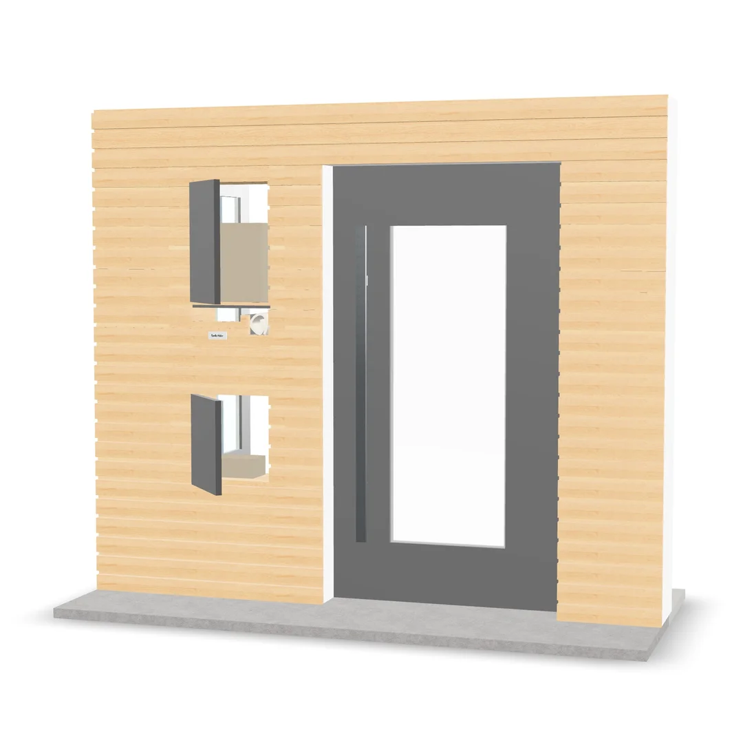 Briefkasten mit Paketbox