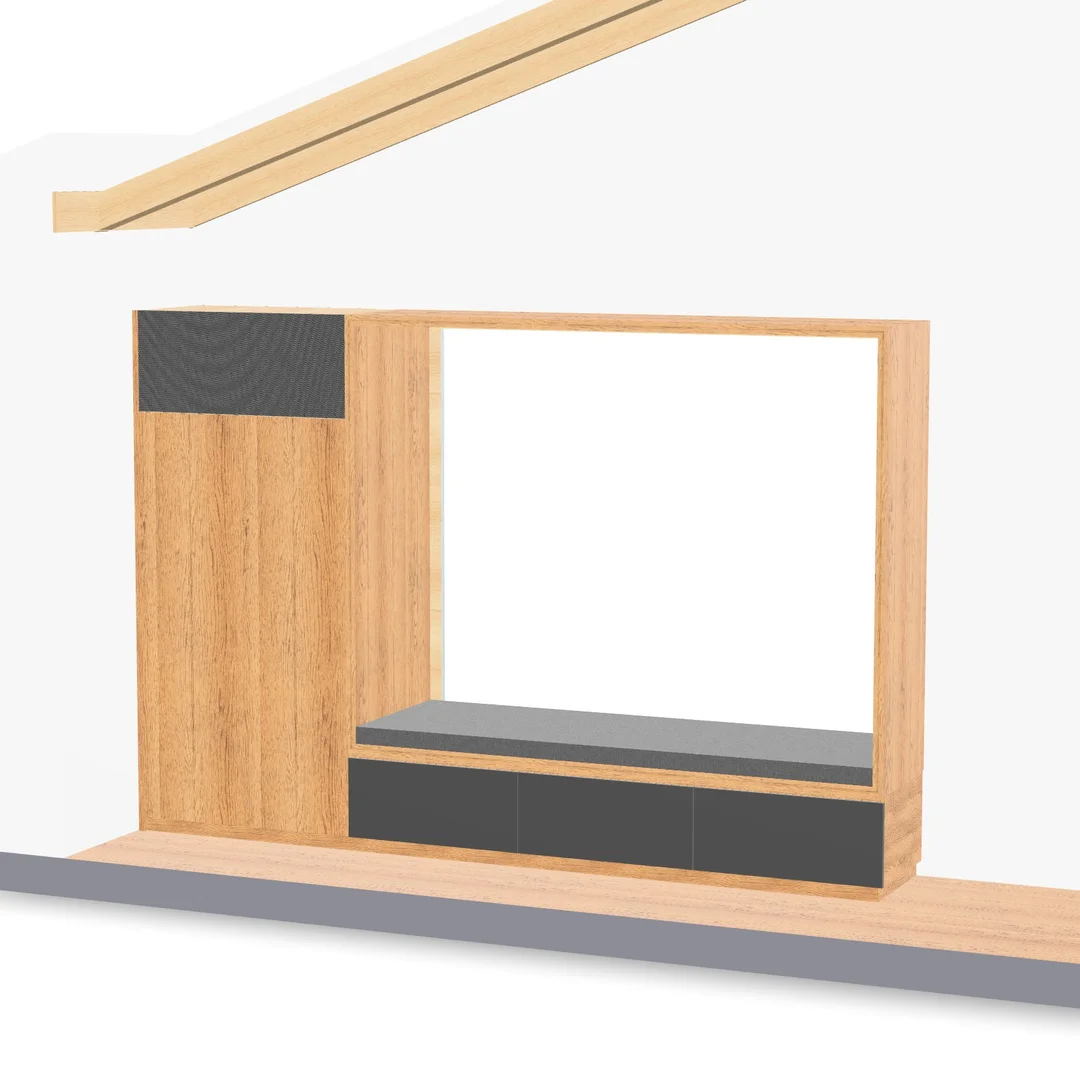 Gemütliches Sitzfenster